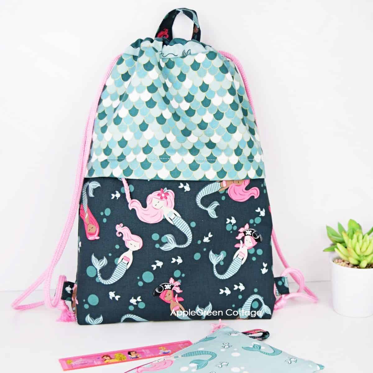 The Best Drawstring Backpack Pattern AppleGreen Cottage